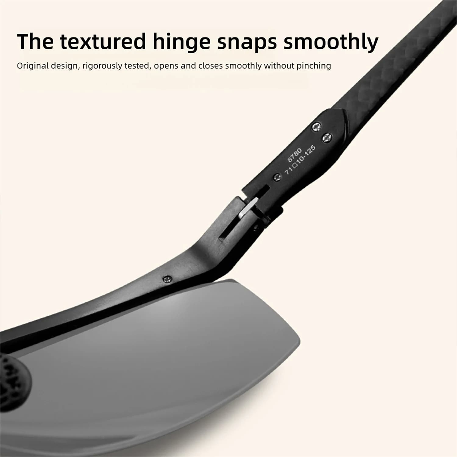 CAPONI  – lunettes de soleil polarisées pour hommes, sport, conduite, photochromique, UV400, Alumini