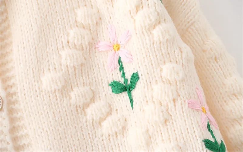 Pull Brodé Épais et Chaud en Tricot pour Femme, Cardigan en Y, Nouveau Design, Printemps-Automne