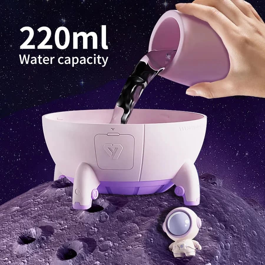Humidificateur d'air à Capsule spatiale de 220mL, prise USB, diffuseur d'eau d'aromathérapie à brume