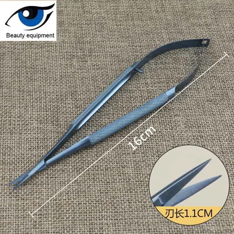 Ciseaux en alliage de titane de haute qualité, instruments microchirurgicaux ophtalmiques, outils ch