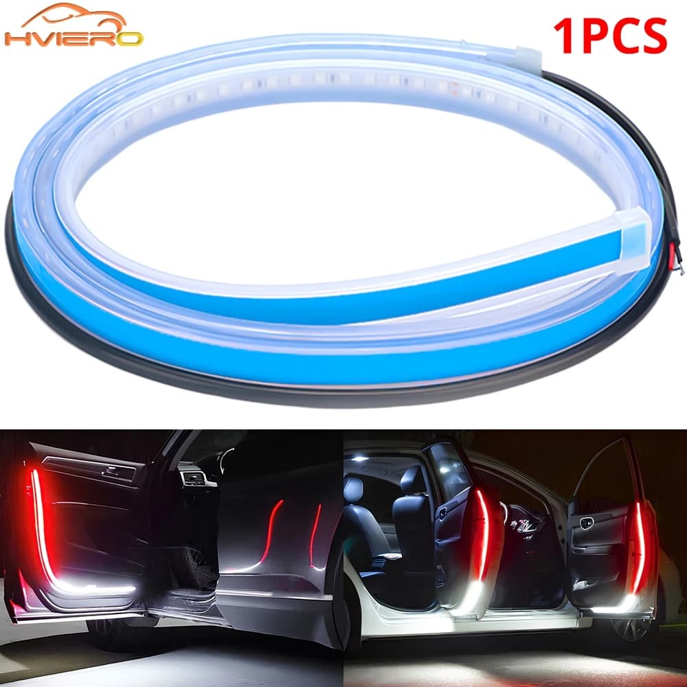 Lumière stroboscopique Led d'avertissement d'ouverture de porte de voiture, lampes de signalisation 