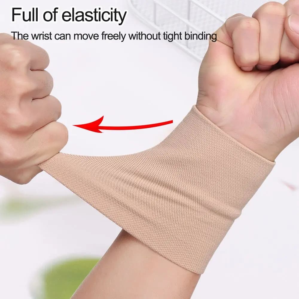 Attelle de poignet élastique à Compression pour hommes et femmes, manches enveloppantes de poignet, 