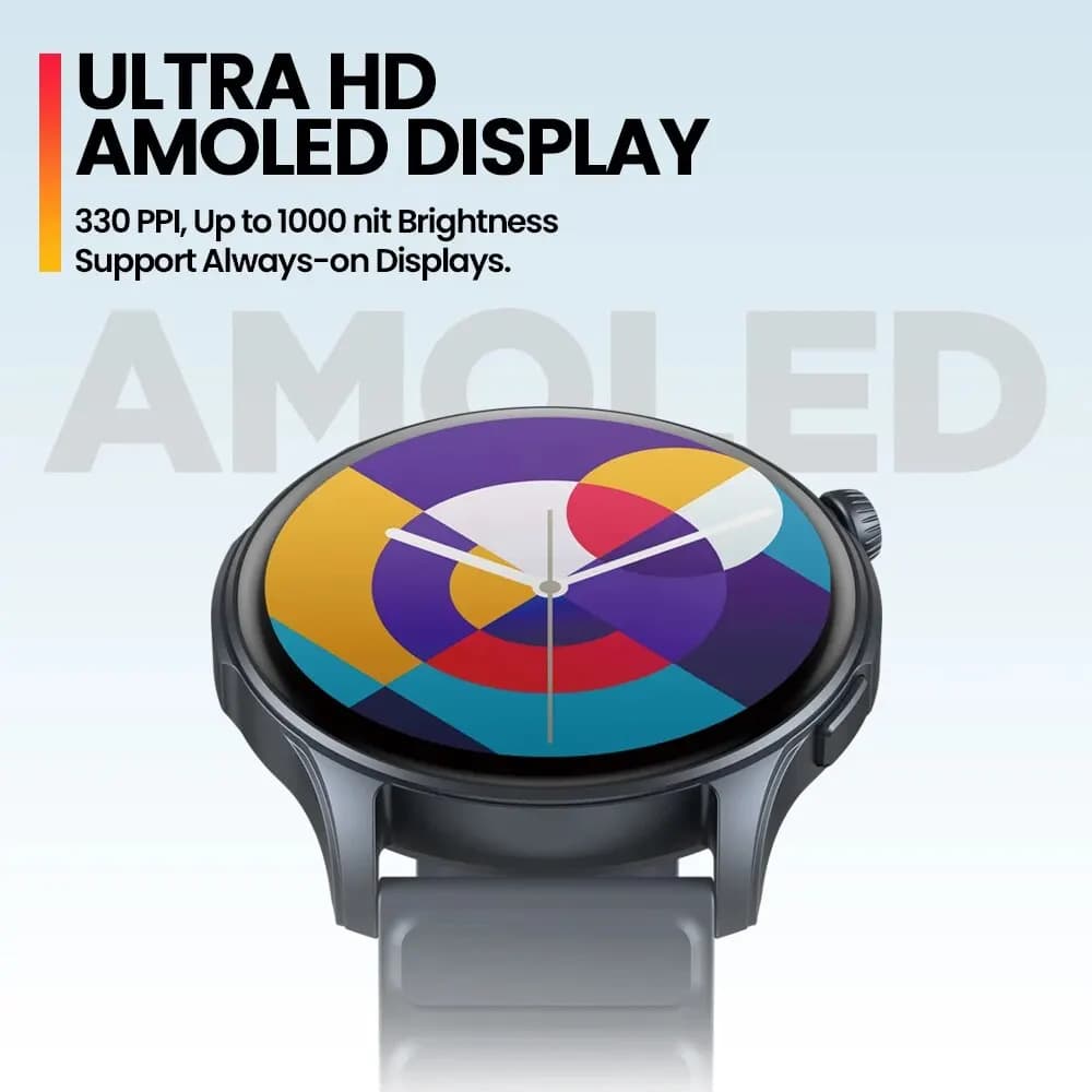 Zeblaze-Montre intelligente Banti3 PRO, écran AMOLED 1.43 ", appels téléphoniques Bluetooth, suivi d