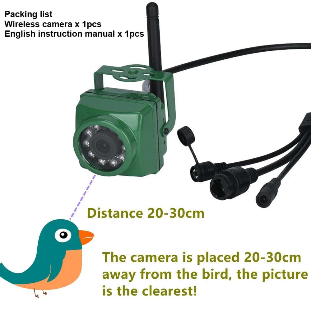 Camhi 2MP 5MP Mini étanche IP65 TF fente pour carte 940NM IR Vision nocturne caméra IP Wifi cage à o
