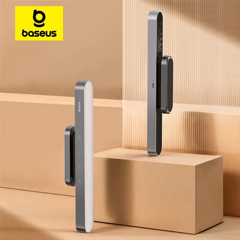 Baseus lampe de bureau lampe de Table suspendue magnétique LED Rechargeable lampe de bureau à gradat