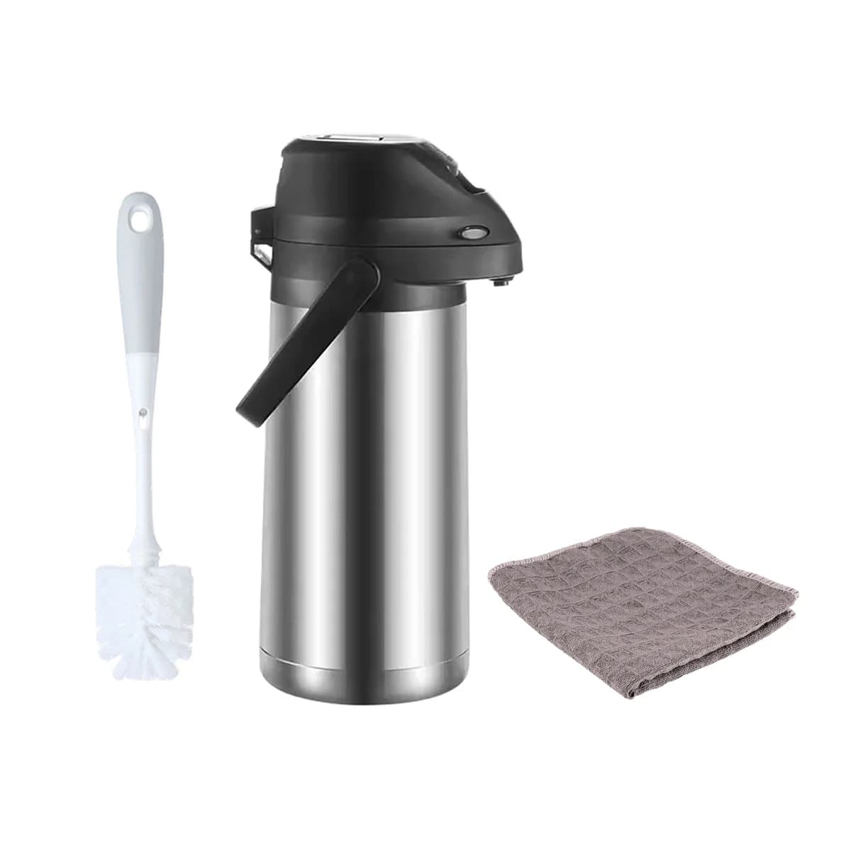Leeseph Ensemble distributeur de boissons chaudes et froides – 1,9 L/64 oz, carafe à café thermique 