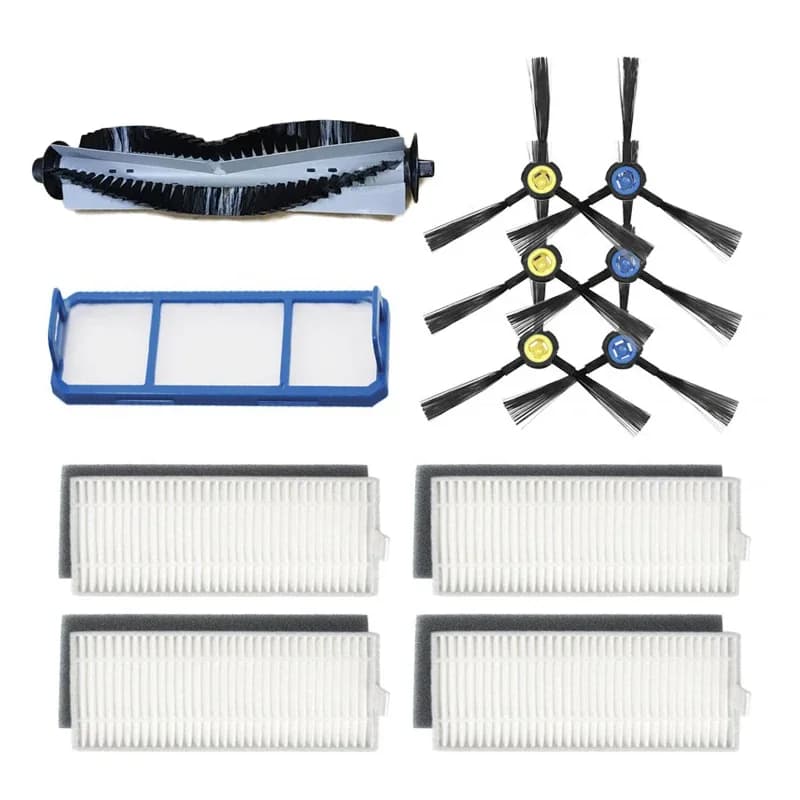 Pièces de rechange pour aspirateur robot AMIBOT, rouleau, brosse principale, brosse latérale, filtre