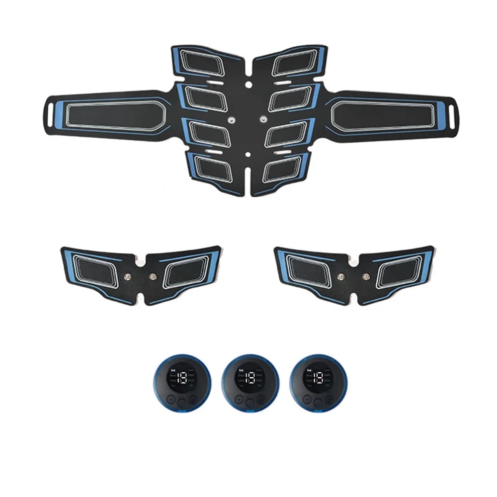 Entraîneur musculaire abdominal aste USB, masseur musculaire abdominal portable, ceinture d'entraîne