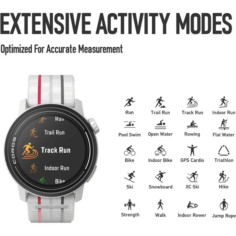 PACE 3 Sport Watch GPS, léger et confortable, autonomie de 17 jours, GPS double fréquence, fréquence