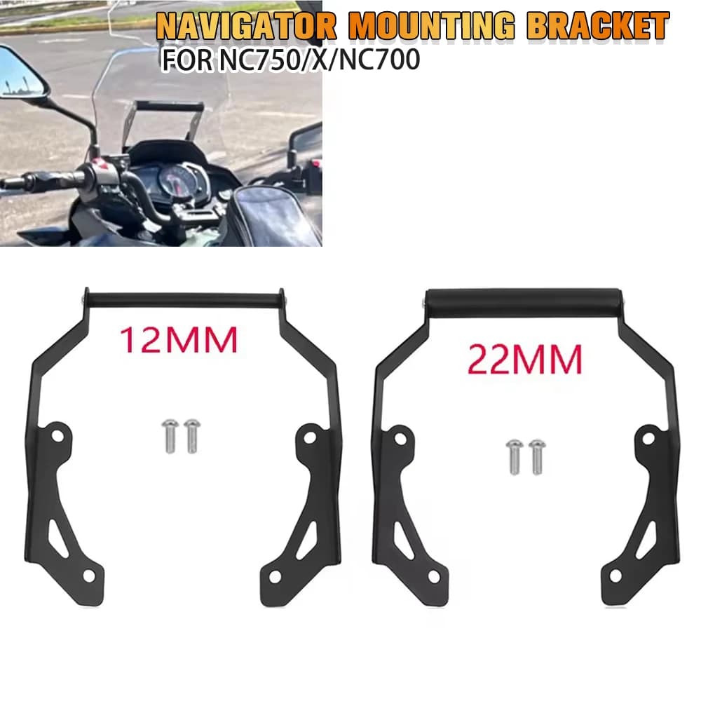 NC750 X 12-22MM support de montage de navigateur GPS pour Honda NC 750 750X 700 NC700 2021-2024 supp