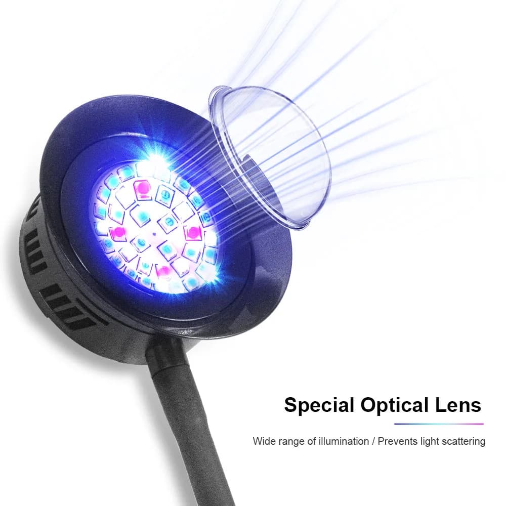 Lumière de récif LED pour aquarium, éclairage marin à intensité variable, poisson, précieux, peut ch