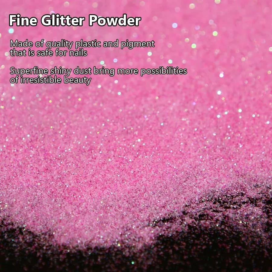 Poudre à paillettes fines en vrac, 50g, 0.2mm, pour Nail Art, Art corporel, fabrication de bijoux, d