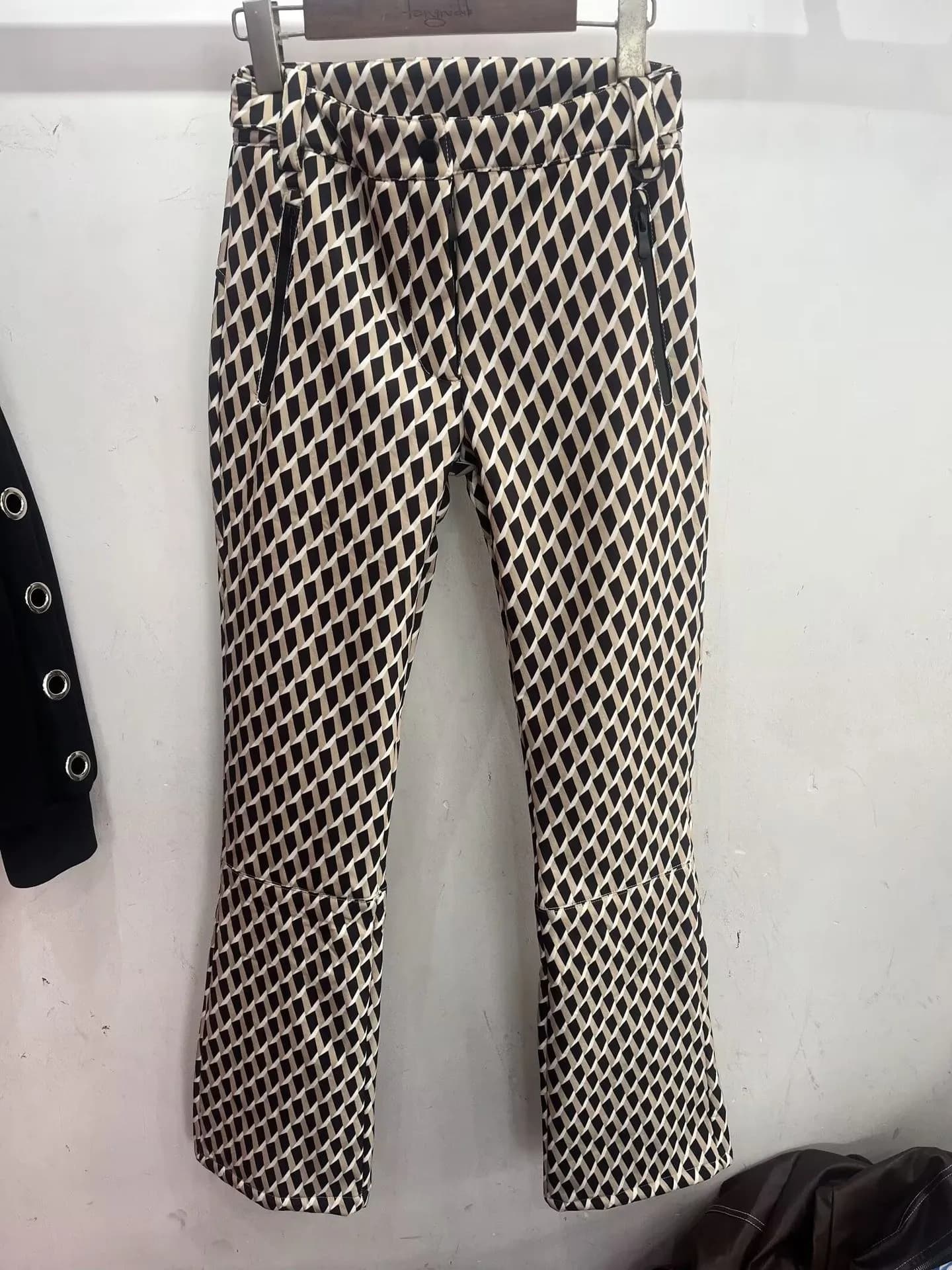 Ensemble de ski deux pièces pour femme, Parka de Sport rembourrée, taille haute, avec ceinture, poch