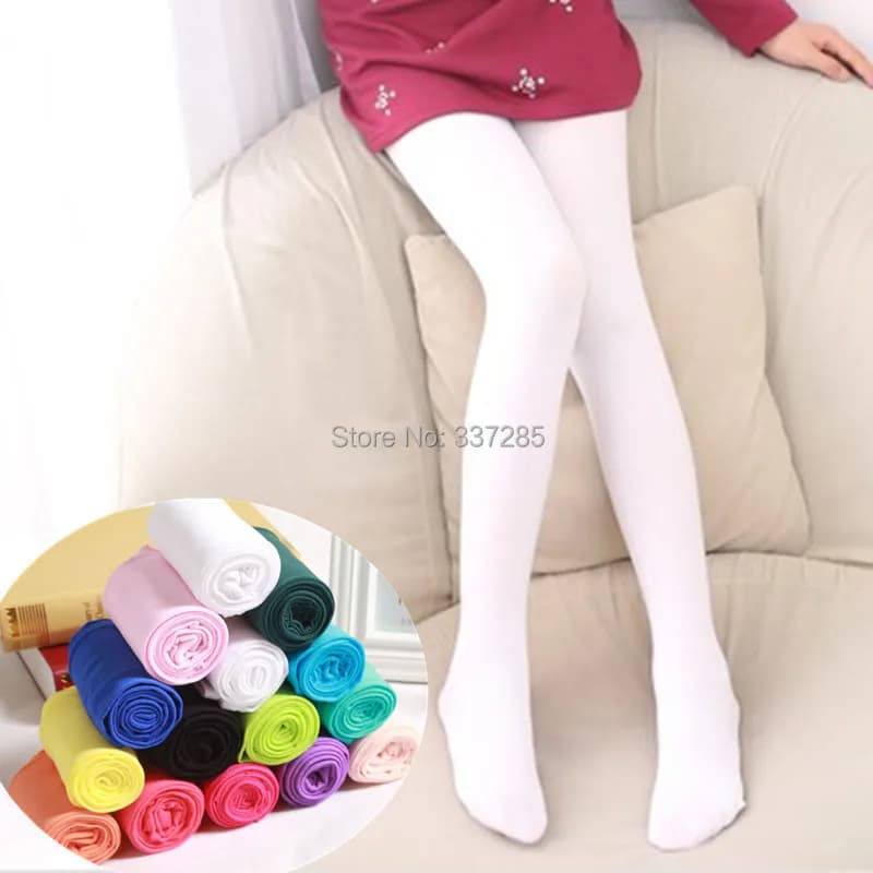 Printemps automne couleur bonbon enfant collants Ballet danse collants pour princesse filles étudian