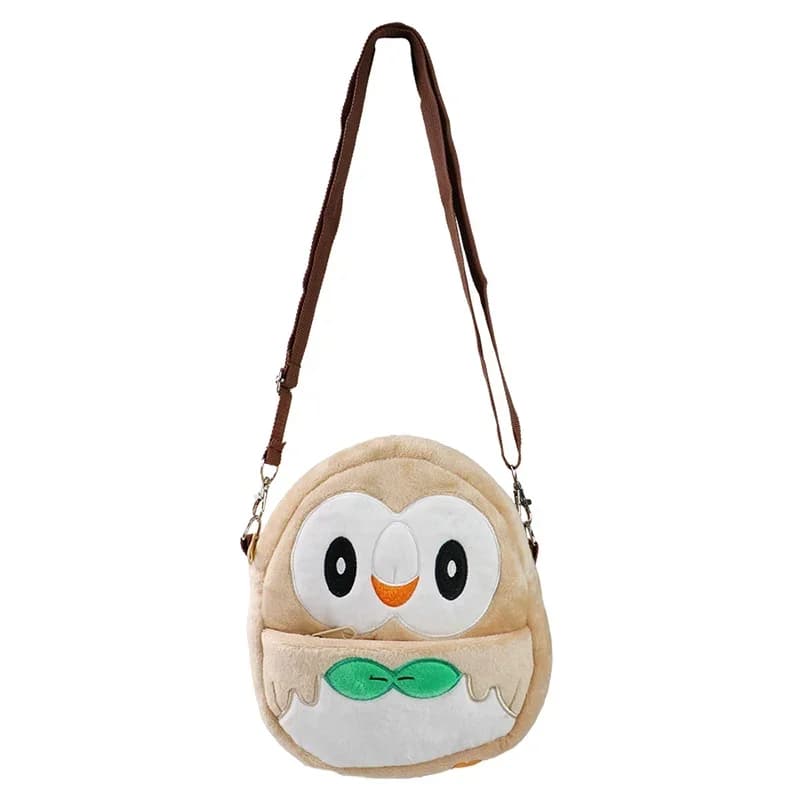 Gengar Mimikyu ronflex Rowlet Lucario Charmander sac à dos en peluche Pokemon Anime sac à bandoulièr