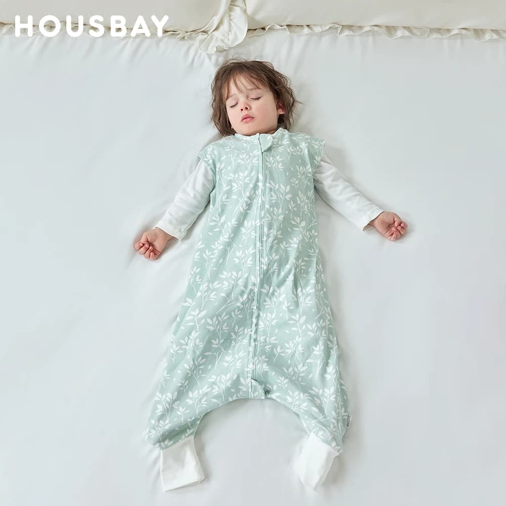 Sac de Couchage pour Enfant de 1 à 6 Ans, Combinaison d'Été, Glaçage Fin, Respirant, 100% Coton, Des