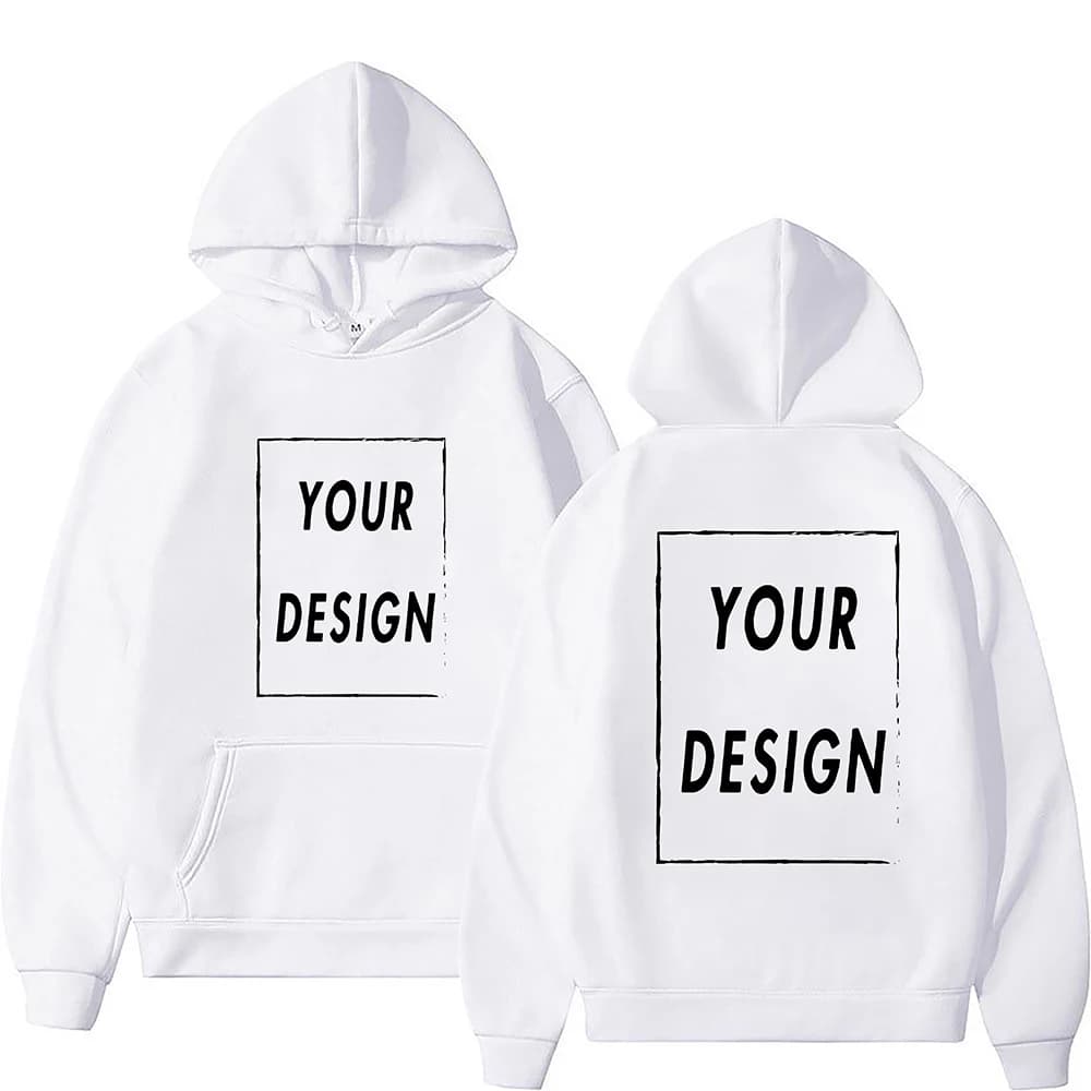 Votre propre Design marque Logo/image personnalisée partout hommes femmes sweat à capuche bricolage 