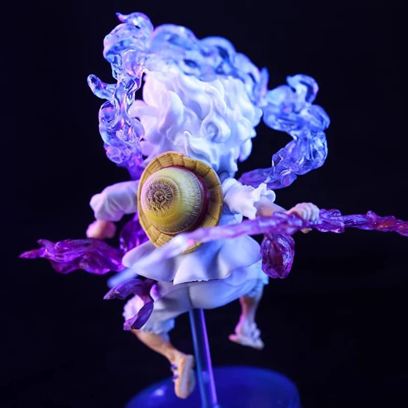 Bandai-Mini figurine One Piece Luffy Gear 5, statue de dieu du soleil, nika, figurine d'anime, modèl