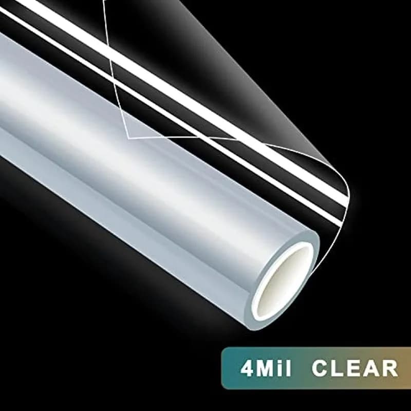 Film de sécurité transparent pour fenêtre, 4 Mil, incassable, pour fenêtres en verre, Film en verre 