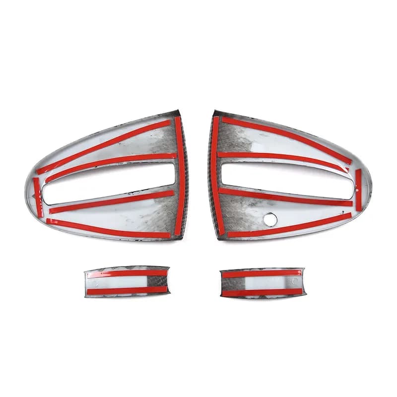 Pour mercedes-benz Smart 451 Fortwo 2009-2015 ABS bol de porte de voiture couvercle de protection dé