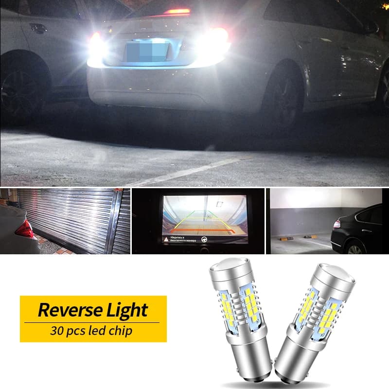 2 feux de recul LED P21W BA15S Canbus, pour Mercedes Benz W169 W245 W202 W204 C204 CL203 S202 S203 W