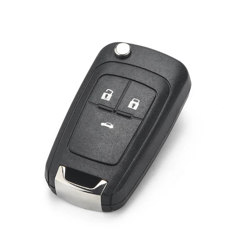 KEYYOU – coque de clé télécommande pliante, 10 pièces, pour Chevrolet Cruze Epica Lova Camaro Impala
