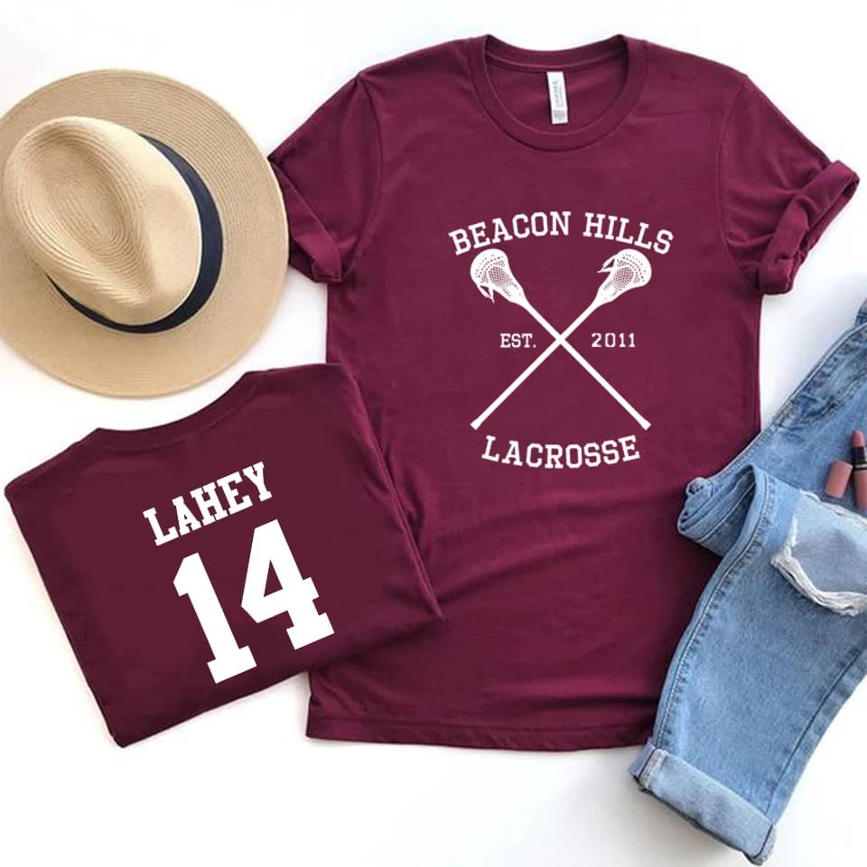 Teen Wolf Stiles Stilinski 24 McCall 11 T-shirt femmes hommes balise collines crosse chemise Dylan O