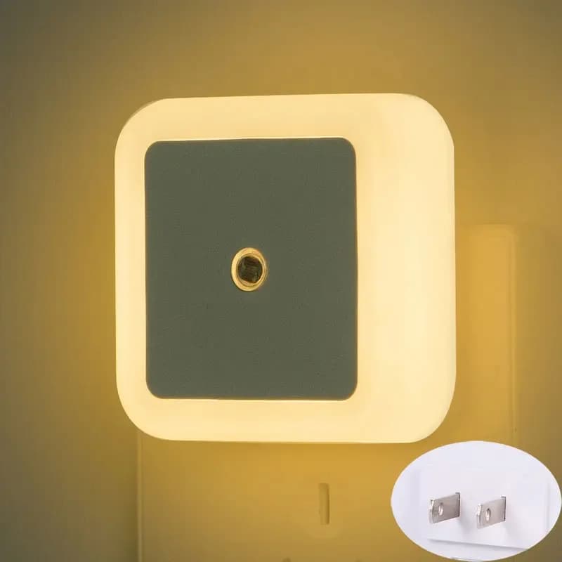 Veilleuses LED pour bébé à brancher sur le mur, veilleuse avec capteurs de lumière pour la chambre d