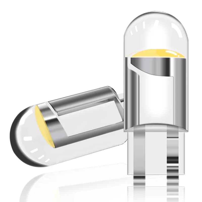 Ampoules LED COB W5W T10 WY5W pour voiture, feux de stationnement Wedge, lampes de plaque de planifi
