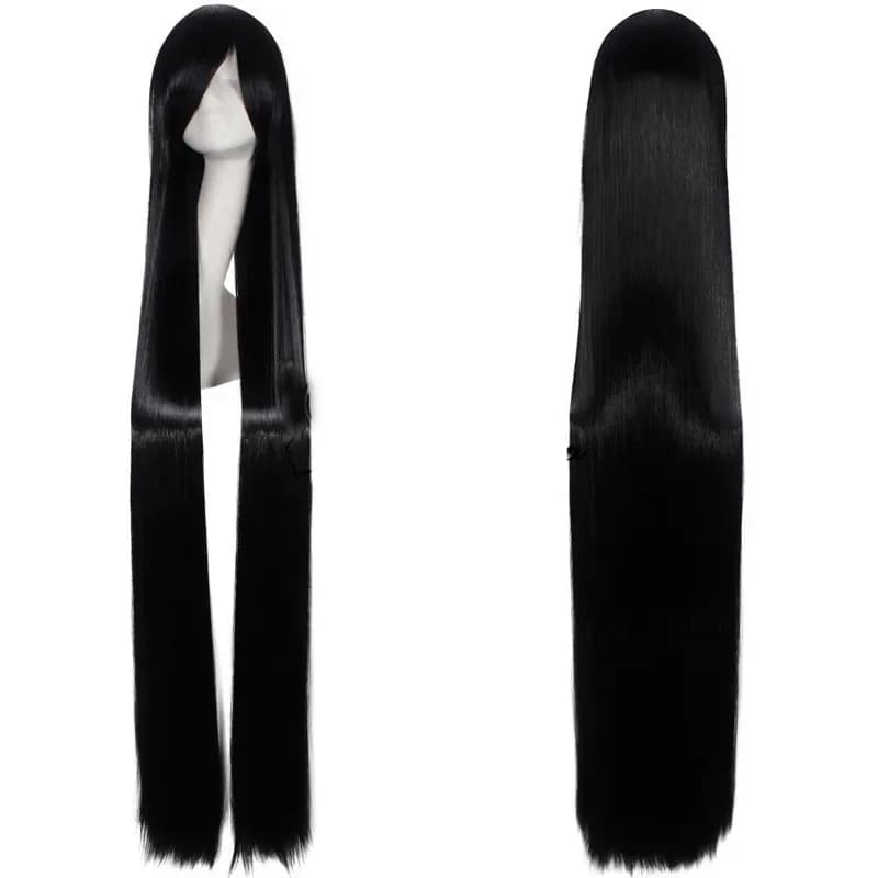 Perruque synthétique longue et lisse pour femmes, perruque universelle de Cosplay de dessin animé, p