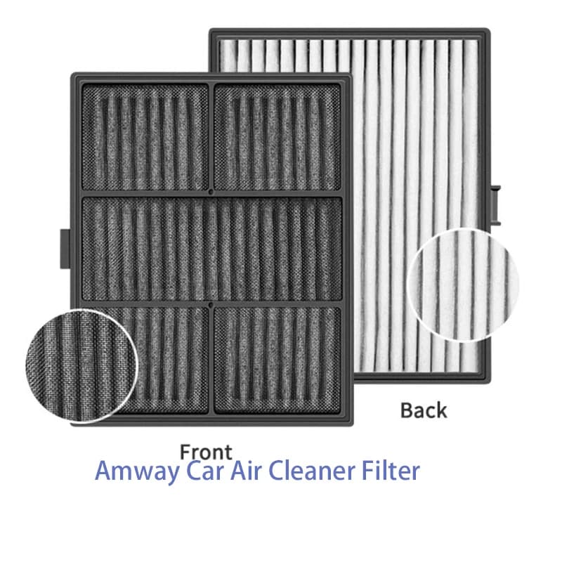 Filtre Hepa et charbon actif pour supporter ficateur d'air de voiture, adapté à Amway 1216ino CH, pi