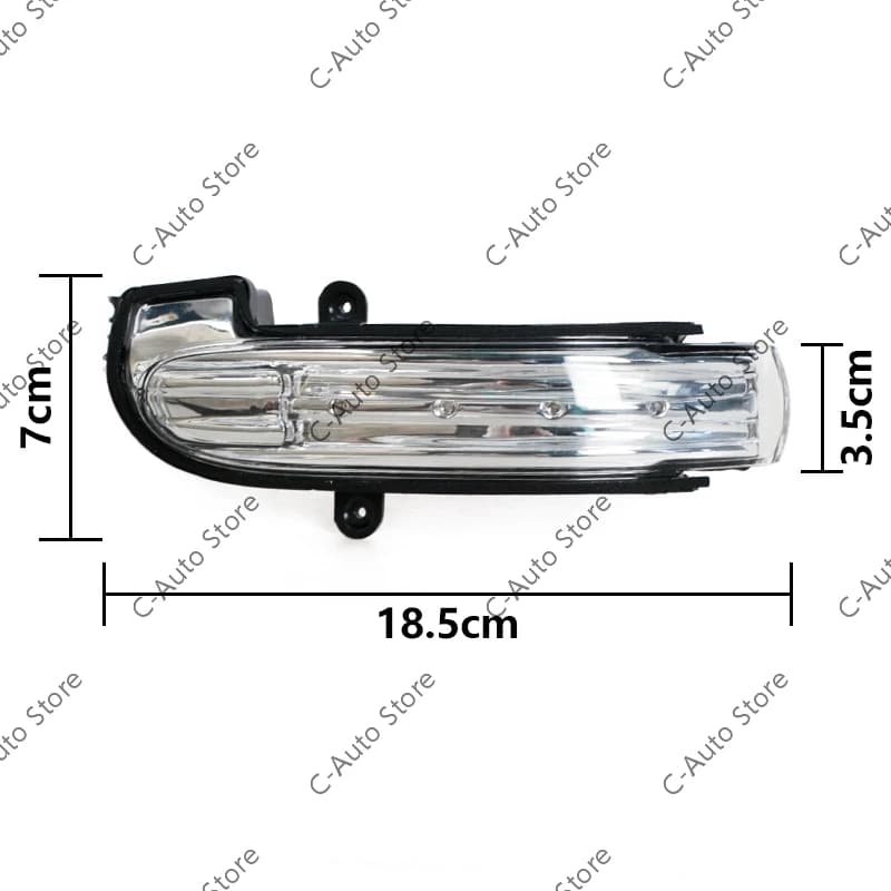 Clignotant LED pour miroir de voiture, 4 portes, pour mercedes-benz classe C W203 C230 C240 C32 2004