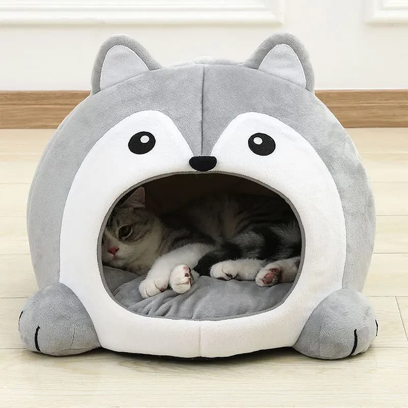 Lit très doux pour chat, panier pour animaux de compagnie, maison pour chat, canapé, petit chien, ch