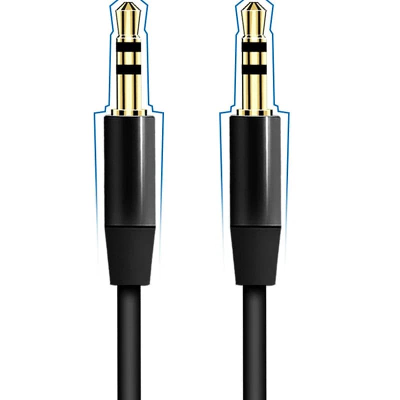 Câble d'extension audio plaqué or, câble pour voiture, Xiaomi, sauna, téléphone, haut-parleur, auxil