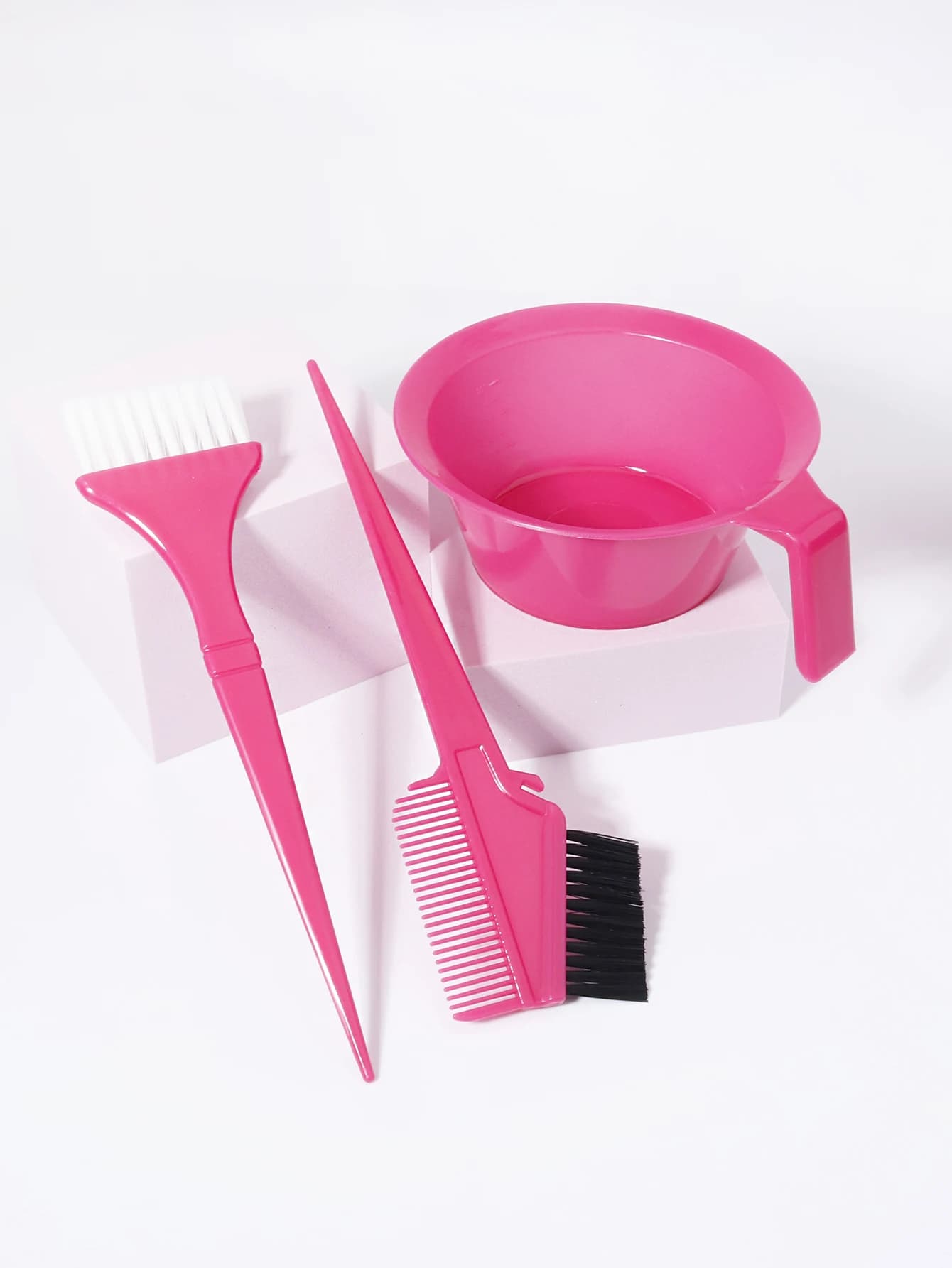 Ensemble de teinture pour cheveux 3 pièces, brosse professionnelle pour teinture capillaire, bol de 