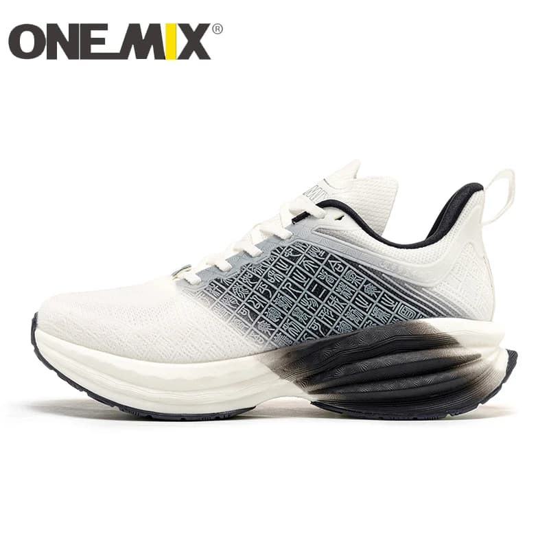 ONEMIX-Chaussures de course respirantes à coussin d'air pour hommes, baskets de marche en plein air,