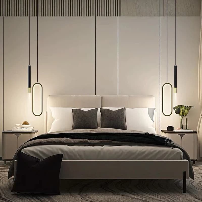 Lampe LED suspendue au design nordique moderne, éclairage d'intérieur, luminaire décoratif d'intérie
