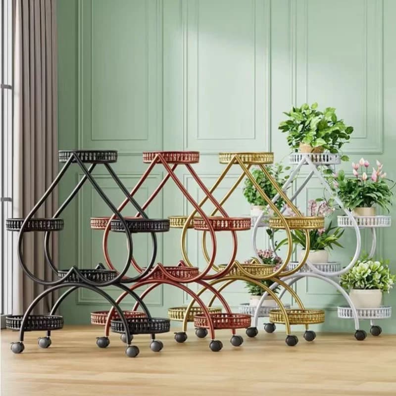 Support de plantes en métal, étagère de jardinière sur pied, support de Pot de fleur, salon, présent
