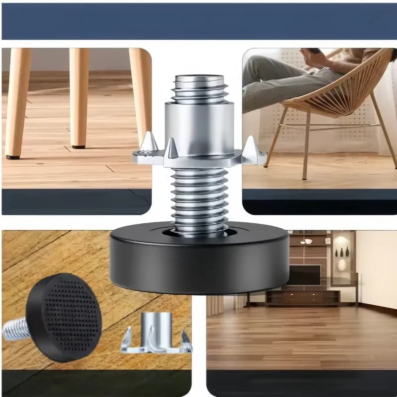 20 pièces pieds de nivellement de meubles |   Installation sans outil, écrou en T, protection du sol