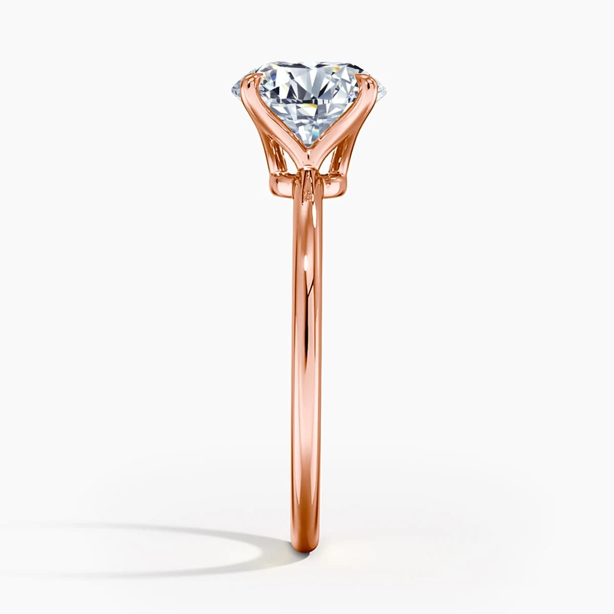 Szjinao – bague en Moissanite couleur D, 1ct, 2ct, 3ct, 5ct, en or Rose pour femmes, bijoux de fianç