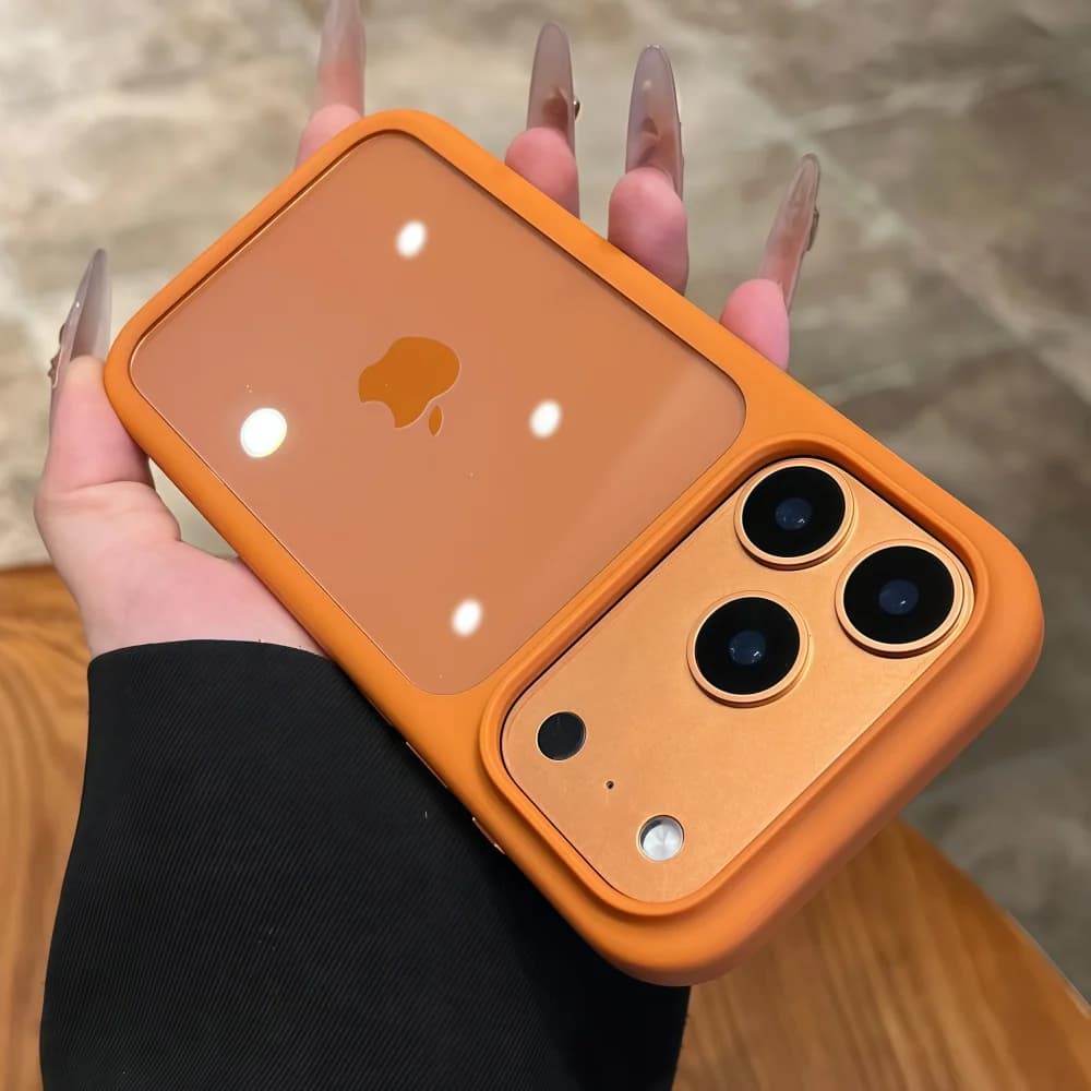 Coque de téléphone transparente antichoc avec bouton tactile intelligent pour iPhone 17 Pro Max 16 P
