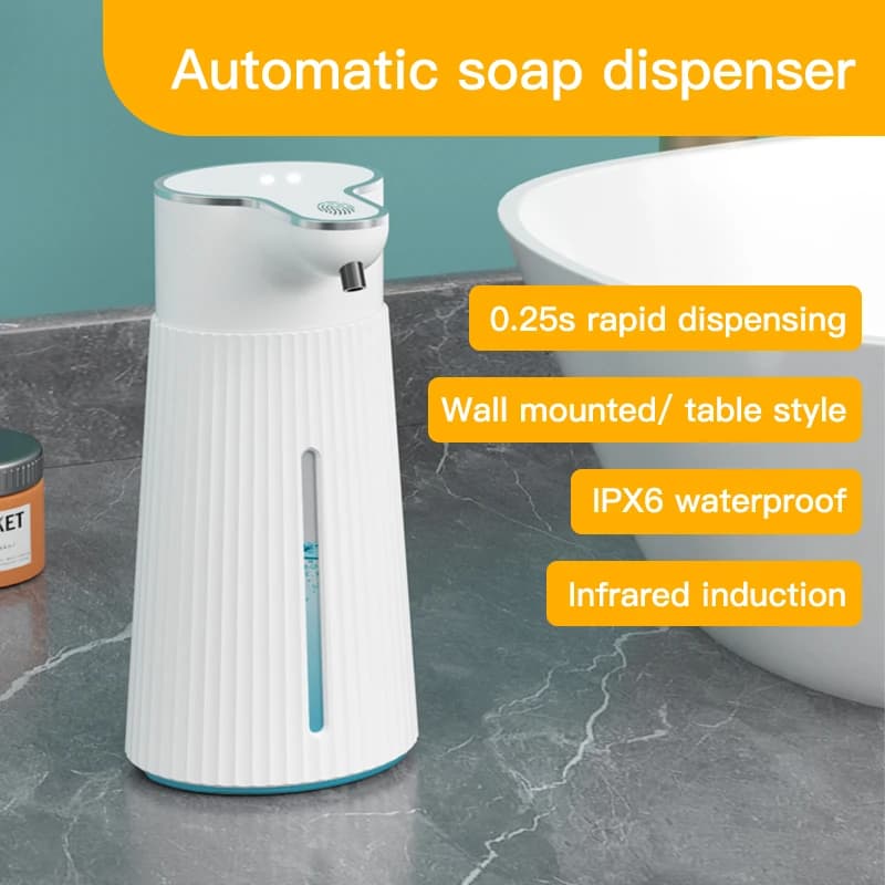Distributeurs automatiques de savon en mousse de 400ml, Machine à laver les mains intelligente pour 