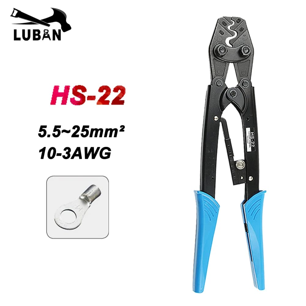 Pince à sertir pour bornes Non isolées, 1.25-38mm, pince à sertir facile, connecteur de fil, outil d