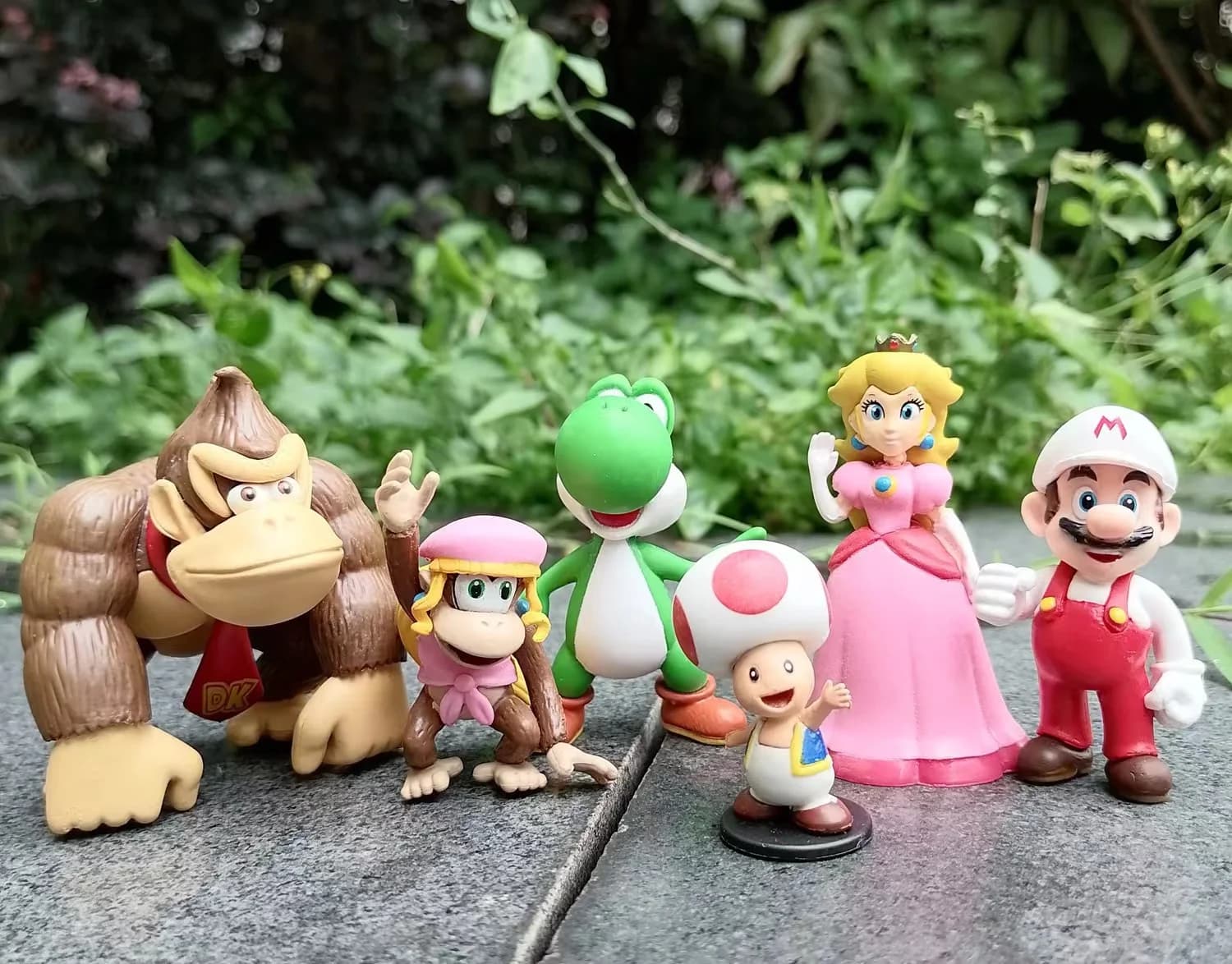 Nouveauté 2026 : Lot de 6 figurines d'action Super Mario Bros en PVC – Luigi, Yoshi, Donkey Kong, Ch