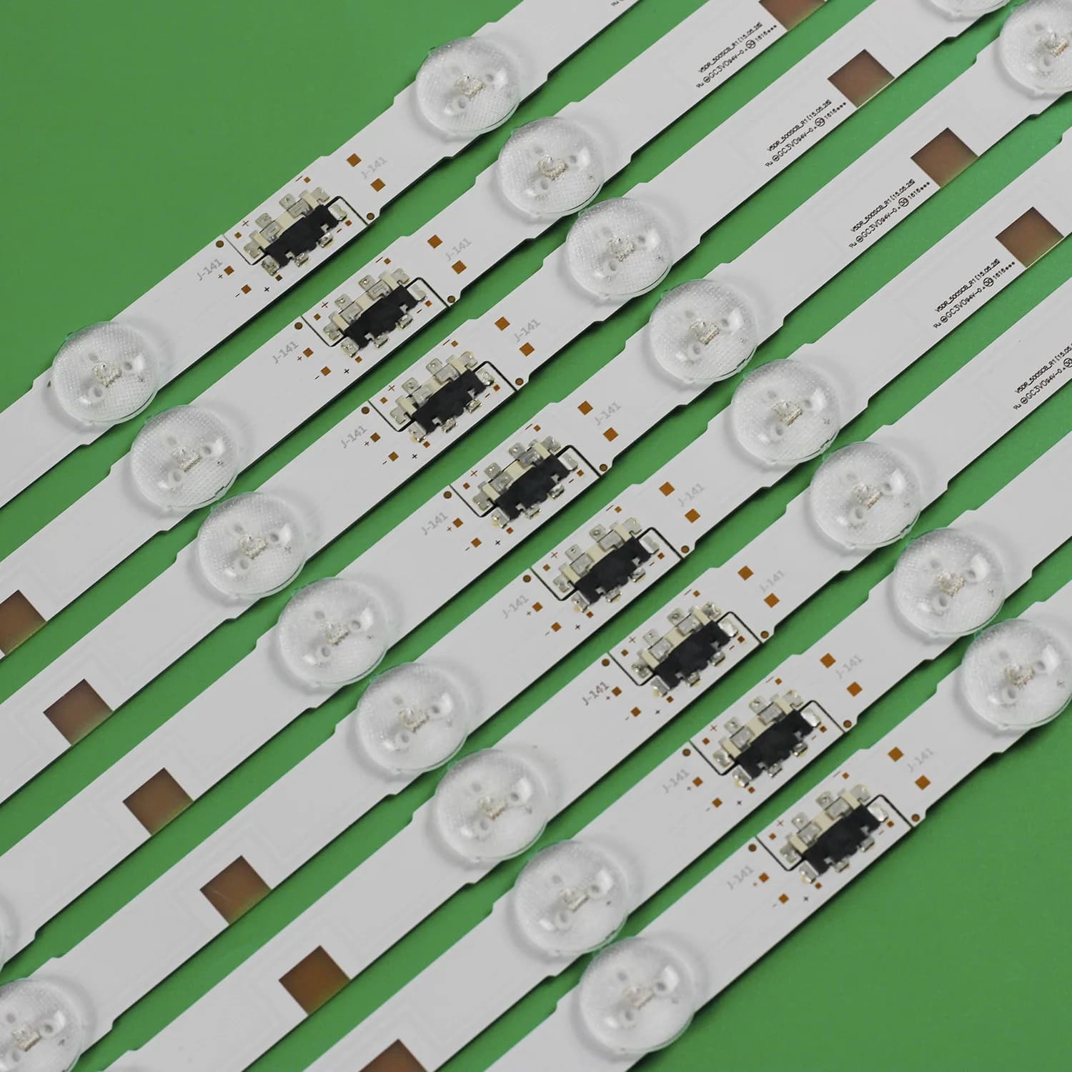 Bande de rétroéclairage LED, 16 pièces, pour Samsung UE50JU6800 UE50JU6850 UE50JU6800K UA50JS7200 UE