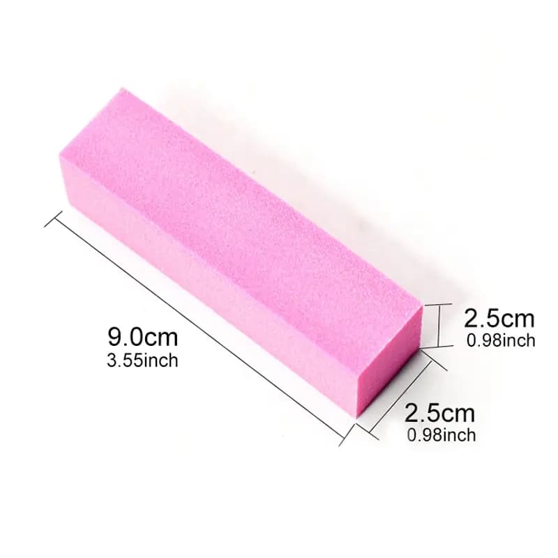 2/5/10 pièces coloré polissage ponçage fichier bloc pédicure manucure soin Nail Art éponge tampon bl