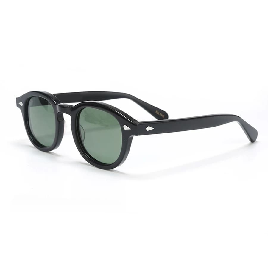 Lunettes de soleil polarisées Johnny Depp pour hommes et femmes, monture en acétate, marque de luxe,