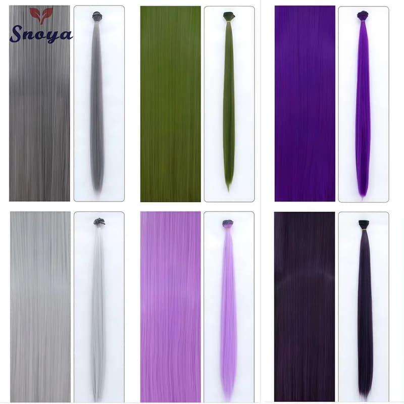 Snoya Extensions de cheveux synthétiques polyvalentes conçues pour augmenter le volume des cheveux d