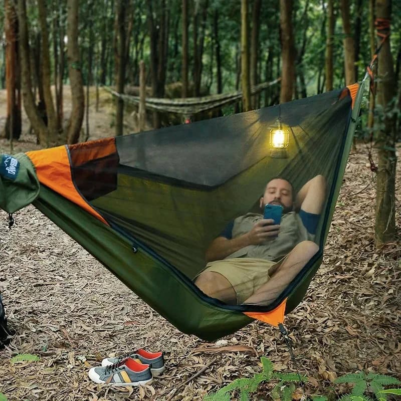 Camping en plein air avec filet pour voyageurs, positions anti-roulis et anti-roulis accrus, nouveau