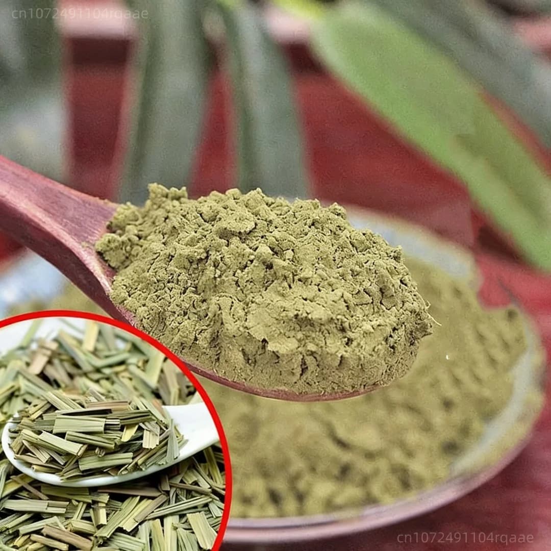Poudre de citronnelle biologique pour l'aromathérapie et le nettoyage spirituel - Poudre d'encens à 